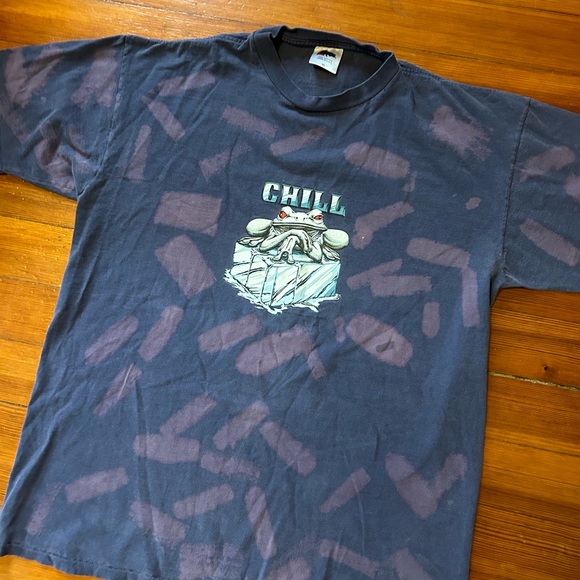 Life Forms Just Chill Vintage XL Tee ; Single stitch . Clean and in great shape! - Picture 6 of 7